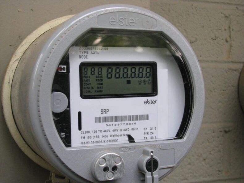 two -phase meter for energy saving